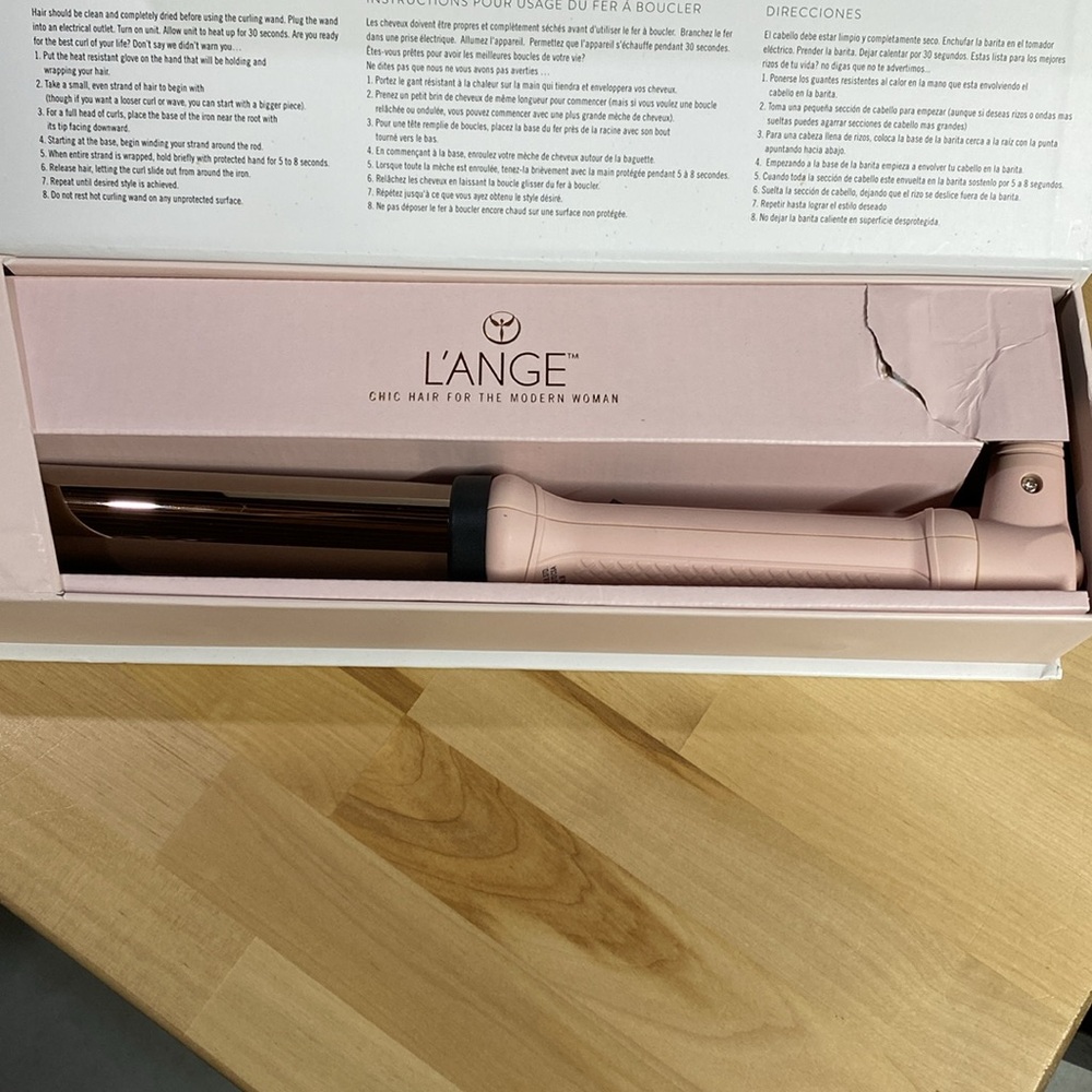 L'ANGE Ondulé Titanium Curling Wand - Picture 2 of 4
